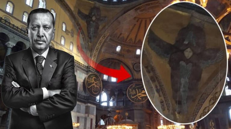 Τρόμος στην Τουρκία με τον Εξαπτέρυγο Άγγελο στην Αγιά Σοφιά!