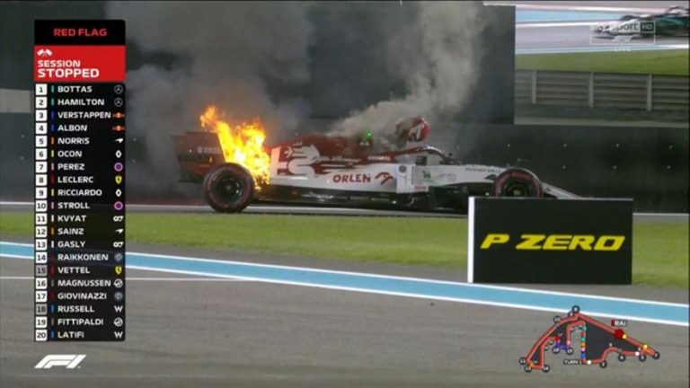 Νέο τρομακτικό ατύχημα στην F1 – Πήρε φωτιά το μονοθέσιο του Ράϊκκονεν (ΒΙΝΤΕΟ)
